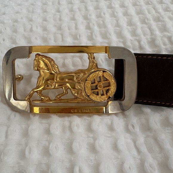 Vintage Celine Horse Carriage Belt - Picture 1 of 4